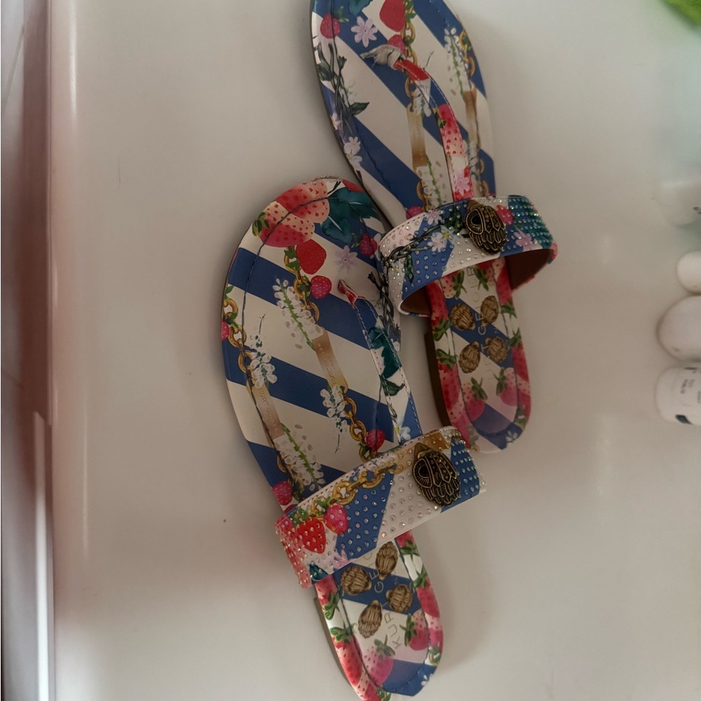 Kurt Geiger Multicolor Striped Sandals